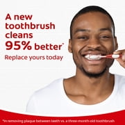 Colgate 360 Advanced Whitening Toothbrush Pack, Soft Adult Toothbrushes, 2 Pack