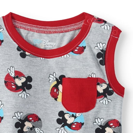 2pc shorts tank outfit boy baby walmart