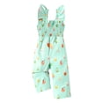 thumbnail image 1 of Icvfdpl Combinaison Fille Sans Manches Imprimé Lapin de Pâques Confortable 2-3 Ans, 1 of 6