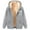Gray, variant on Fleece Lined Jackets for Women Casual Long Sleeve Zip Up Hoodies Fahion Graphic Printed Hooded Sweatshirt Jacket with Pockets Fall Clothes Prime Sales Wine XXL