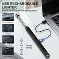thumbnail image 3 of 4 Pack Candle Lighter Electric USB Rechargeable Arc Lighter, Windproof Long Butane Torch Lighters for Candle, 3 of 5