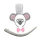 thumbnail image 2 of 4 Piezas Diadema Orejas Ratón Disfraz Chef Cola Larga Accesorios Animales Polyester para Niños Adecuado para Fiestas Halloween Juegos Escolares, 2 of 9