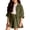 Army Green, variant on CCRFTGI 2 Piece Sets for Kids Girls Size 10-12 Casual Linen Sets Teenage Summer Long Sleeve Cotton Linen Button Down Shirt Baggy Wide Leg Shorts Big Sister Outfit Activewear Light Blue 14-15 Years