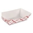 thumbnail image 2 of SCT SCH 0425 7.2 in. x 4.95 in. x 1.94 in. 3 lbs. Capacity Paper Food Baskets - Red/White (500/Carton), 2 of 3