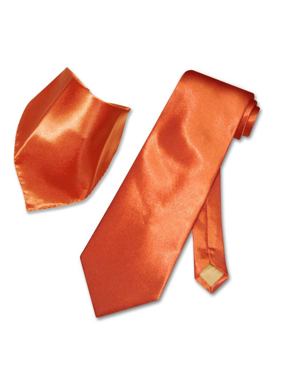 Clearance Sale Men/'s Solid Neck Tie Set Necktie And Pocket Square Hanky Set