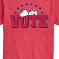 thumbnail image 3 of Peanuts - Vote Snoopy - Men's Short Sleeve Graphic T-Shirt, 3 of 6