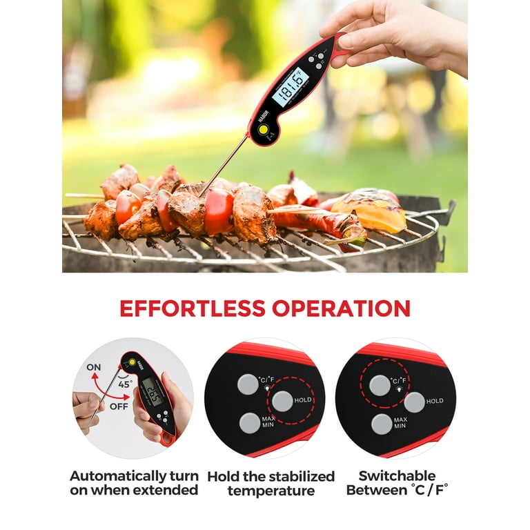 Kitchen Digital Food Thermometer Meat Cake Milk BBQ Cooking Household Thermometer Probe Gauge Electronic Oven Tool