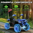 thumbnail image 4 of 12V Electric Car Go Kart,Ride On Car for Boys Girls,Kids Ride On Toys with Remote Control and USB Port,Music&Story,Children Vehicle Toy Gift, 4 of 12