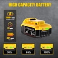 thumbnail image 6 of TenHutt 20V 8.0A Replacement for Dewalt 20V Battery Compatible with  DCB204D CB205-2 DCB206 DCB206-2 DCB200 DCB180, 6 of 6