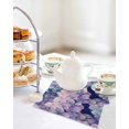 thumbnail image 4 of Vintage Hydrangea Kitchen Dish Towels for Drying Dishes Set of 3, Spring Purple Flowers Garden Plants Waffle Weave Microfiber Hand Tea Bathroom Towels Quick Dry & Absorbent Towel 12x12, 4 of 7