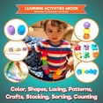 thumbnail image 4 of Juego de cordones Montessori para niños con almacenamiento de juguetes para niños de más de 3 años, 4 of 7