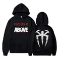 thumbnail image 2 of Sudadera con capucha de manga larga con diseño de Roman Reigns Levels Above para hombre y mujer, ropa de calle, sudadera con capucha, ropa de moda, 2 of 4