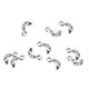 thumbnail image 3 of 10pcs Cubiertas de plata esterlina Collar de extremo Joyería Fabricación de engarce de bricolaje Soledad Hallazgos de la cubierta de crimpado, 3 of 8