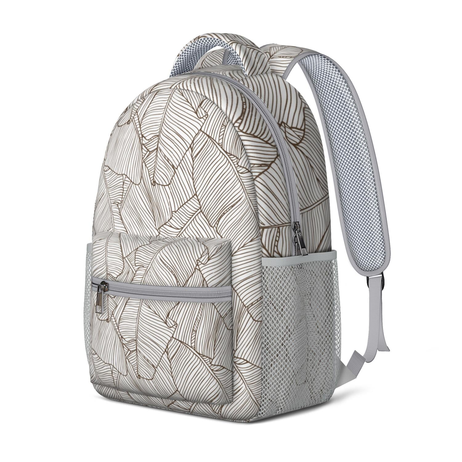 Earthy Aesthetic Waterproof Backpack - Ergonomic Design & Durable for Teens