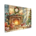 thumbnail image 3 of 12x16 inch Closets & Christmas Trees Paintings On Canvas,Indoor Bedroom,Lounge,Kitchen,Office Wall Decor Canvas Frameless Painting,Vintage Closets & Christmas Trees Frameless Canvas Painting, 3 of 6