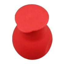 STOBOK Melted Butter Microwave Silicone Red for Cooking 1Pcs