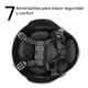thumbnail image 3 of Casco Tactico Gotcha CENTURFIT  Verde Con Rieles Paintball Airsoft, 3 of 10