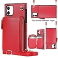 thumbnail image 2 of Funda tipo cartera para iPhone 11 con tarjetero y correa para el hombro para mujer, 2 of 5
