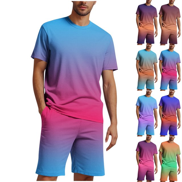 Fanxing 2025 Men Sweatsuits Sets Big And Tall Sweat Suits For Men 2 Piece Jogging Set Plus Size Sports Set For Men Sweat Set