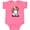 Hot Pink, variant on Inktastic Kc Cavalier Spaniel Boys or Girls Baby Bodysuit