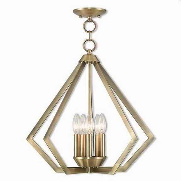 Modern Contemporary Five Light Chandelier-Antique Brass Finish Bailey Street Home 218-Bel-2256011