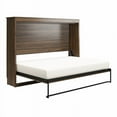 thumbnail image 5 of Pemberly Row Transitional Full Size Daybed Wall Bed in Walnut, 5 of 17