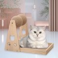 thumbnail image 4 of Juguete rascador para gatos, bola rascadora de gato de sisal natural, pelota rascadora para gatos y gatitos, juguete rascador interactivo de madera - Bola doble Sunnimix Juguetes de rodillos para gatos, 4 of 7