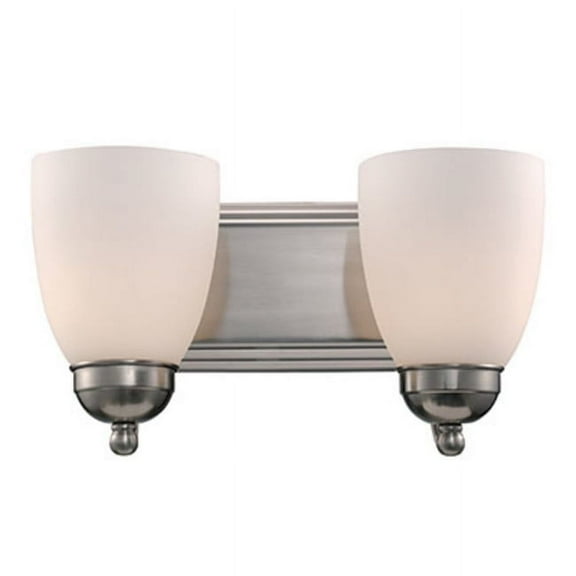 Trans Globe Lighting 3502-1 Clayton 2 Light 14" Wide Bathroom Vanity Light - Nickel