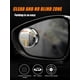 thumbnail image 2 of Espejo Punto Ciego Marco Ajustable 360 ​​grados Espejo Retrovisor Transparente 2 Uds., 2 of 9
