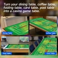 thumbnail image 4 of GSE Games & Sports Expert 70"x35" Professional Casino Craps Layout Mat with Carrying Bag, Non-Slip Rubber Poker Felt for Poker Game Night, 4 of 8