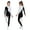 White, variant on Girls' Gymnastics Leotards Sports Activewear Full Body Long Sleeve Unitard Catsuit Athletic Dance Bodysuit White 12