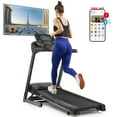 thumbnail image 1 of Sunny Health & Fitness Energy Flex Motorized Auto Incline Smart Treadmill, Shocks, Wide Running Belt, Digital Display, Pulse Sensors, and SunnyFit App Enhanced Bluetooth Connectivity - SF-T7724SMART, 1 of 6