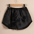 thumbnail image 2 of yillto Womens Satin Silky Pjs Shorts Loose Elastic Loungewear Pajama Shorts Summer Sleepwear Bottoms, 2 of 5