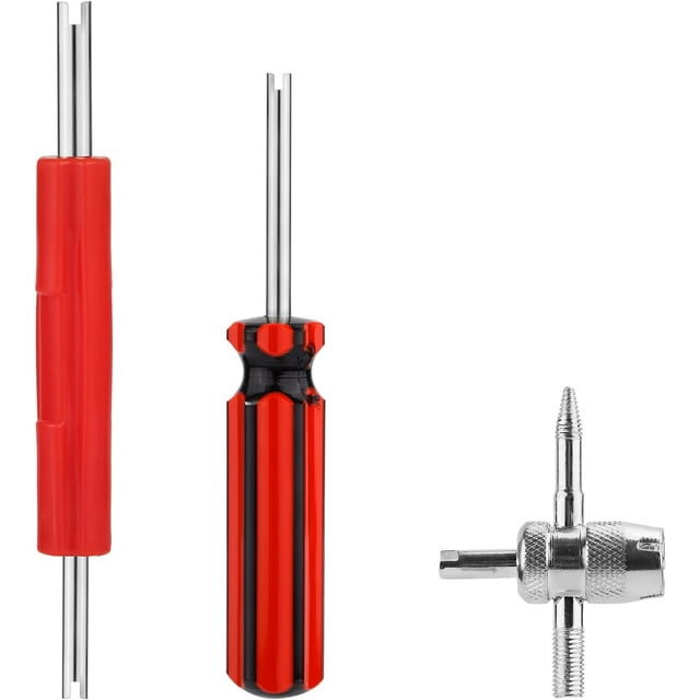 Miangastore 6pcs Tire Valve Stem Tool: Valve Stem Core Removal Tool Set - Core Extractor And Installer For Car Bike Motorcycle - Tire Repair Kit