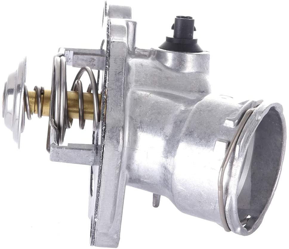 INEEDUP 2732000215 Original Equipment Engine Coolant Thermostat Water Inlet Assembly Fit for Dodge Sprinter 2500 2007-2008,for Mercedes-Benz CL550 2007-2012,for Mercedes-Benz CLK550 2007-2009 