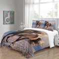 thumbnail image 4 of Horse Bedding Set Duvet Cover Sets D Comforter with Pillowcase Soft Microfiber Quilt Set with Zipper Closure, 4 of 5