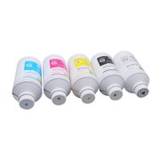 CALCA PRO DTF Ink Direct to Transfer Film Ink Bundle, 1L of Each CMYK+ 2L of White for DTF Printing PET Film Printing and Transfer US Stock