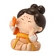 thumbnail image 1 of Estatua de resina de estatuilla de niña de dibujos animados, figura pequeña decorativa en miniatura, estatua para inauguración de la casa, Tomar foto, 1 of 8