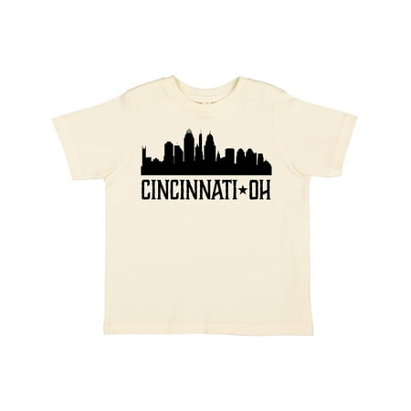 

Inktastic Cincinnati Ohio Skyline City Silhouette Boys or Girls Toddler T-Shirt