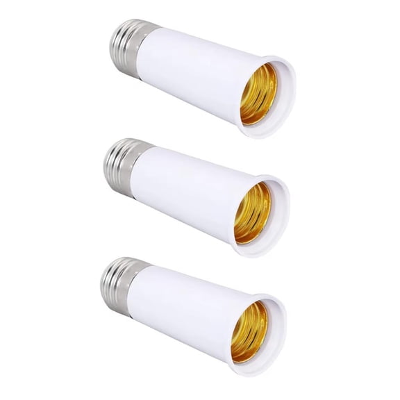 Lengthened E27 To E27 Lamp Socket Conversion Adapter For Table Lamps Ideal For Home Lighting Decor