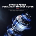 thumbnail image 4 of 120W Water Pressure Booster Pump, 42L Min Flowrate 28m Lift 3 Speed Adjustable Automatic Start Stop for Heater Washing Machine, White, 4 of 7