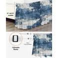 thumbnail image 3 of Abstract Mottled Texture Bed Skirt Queen Size 16&nbsp;Inch Drop, Blue Gary Stitching Wrap Around Dust Ruffle Bedskirts, Wrinkle & Fade Resistant Easy Fit Bedskirt with Adjustable Elastic, 3 of 8
