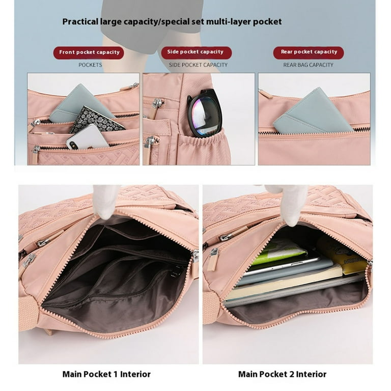 FASIAOU Women s Shoulder Bag Lightweight Nylon Ladies Crossbody Clearance sale Walmart