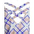 thumbnail image 3 of Talid T-TIENE TIP TIP CRISS CROSS TANK TOP Rosegal  Camisetas sin mangas de talla grande, 3 of 5