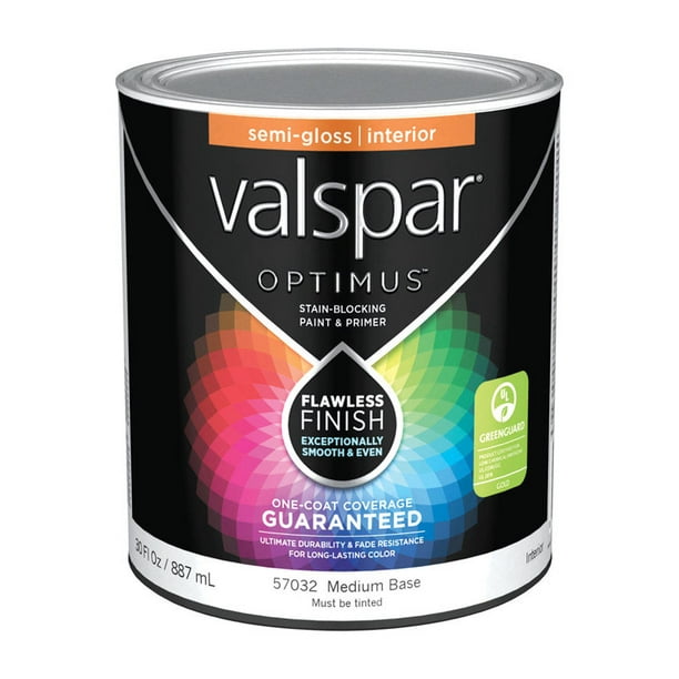 Valspar Optimus SemiGloss Tintable Medium Base Acrylic Valspar Optimus SemiGloss Tintable Medium Base Acrylic