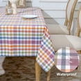 thumbnail image 2 of Mantel de tela impermeable para Picnic en el hogar, manteles rectangulares a cuadros, cubierta para Mesa de comedor, cocina y exterior qym unisex, 2 of 2