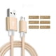 thumbnail image 1 of Cable de datos de teléfono móvil Apple tipo C, trenzado de nailon, 2 A, carga rápida, cable de carga USB para Android, 1 of 1