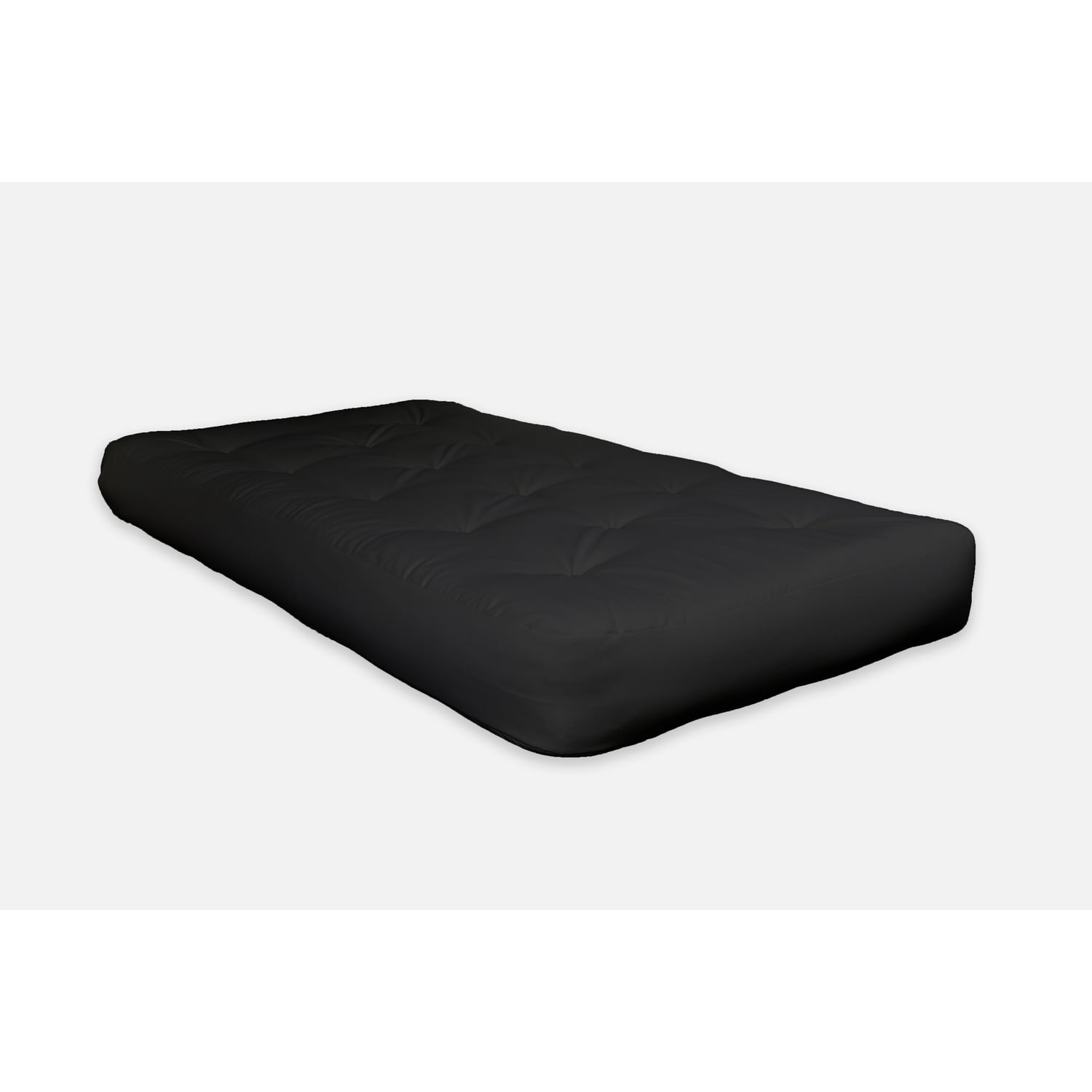 AJD Home 4" Black Single Foam Futon Mattress, CertiPURUS Certified