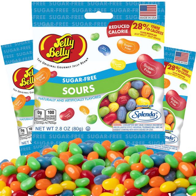 Jelly Belly Sour Sugar Free Jelly Beans Sugar Free Candy (Sour