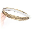 thumbnail image 3 of DIGUAN Headband Synthetic Hair Plaited Headband Braid Braided Without Teeth Hair Band Accessories for Women Girl Wide 0.6 Inch (Buttered Toast), 3 of 5